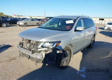 2017 Nissan Pathfinder S из США, поврежденный, VIN 5N1DR2MN7HC682051
